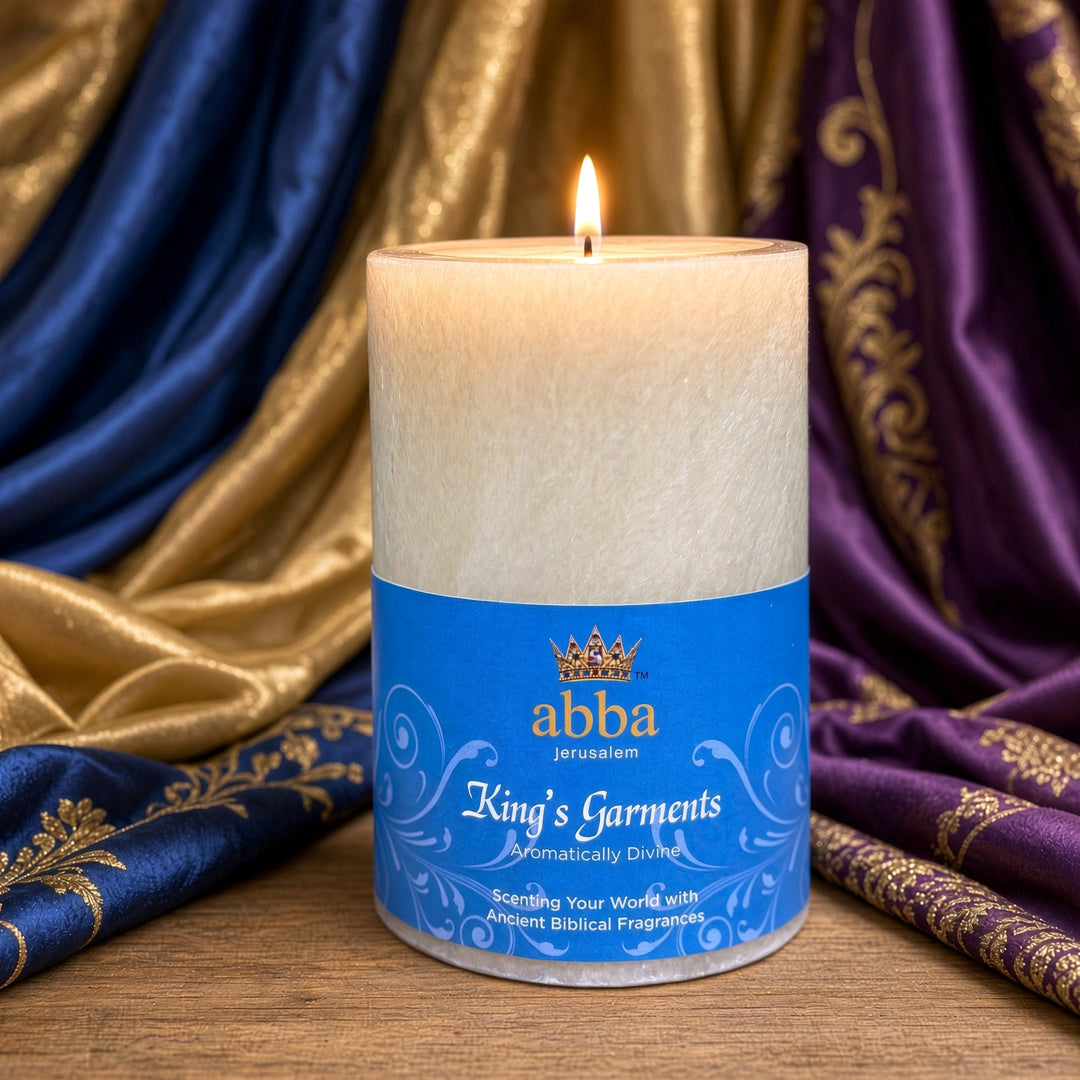 Kings Garment Pillar Candle