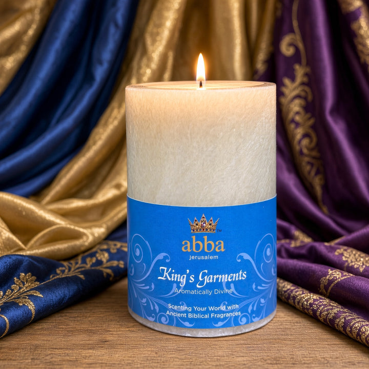 Kings Garment Pillar Candle