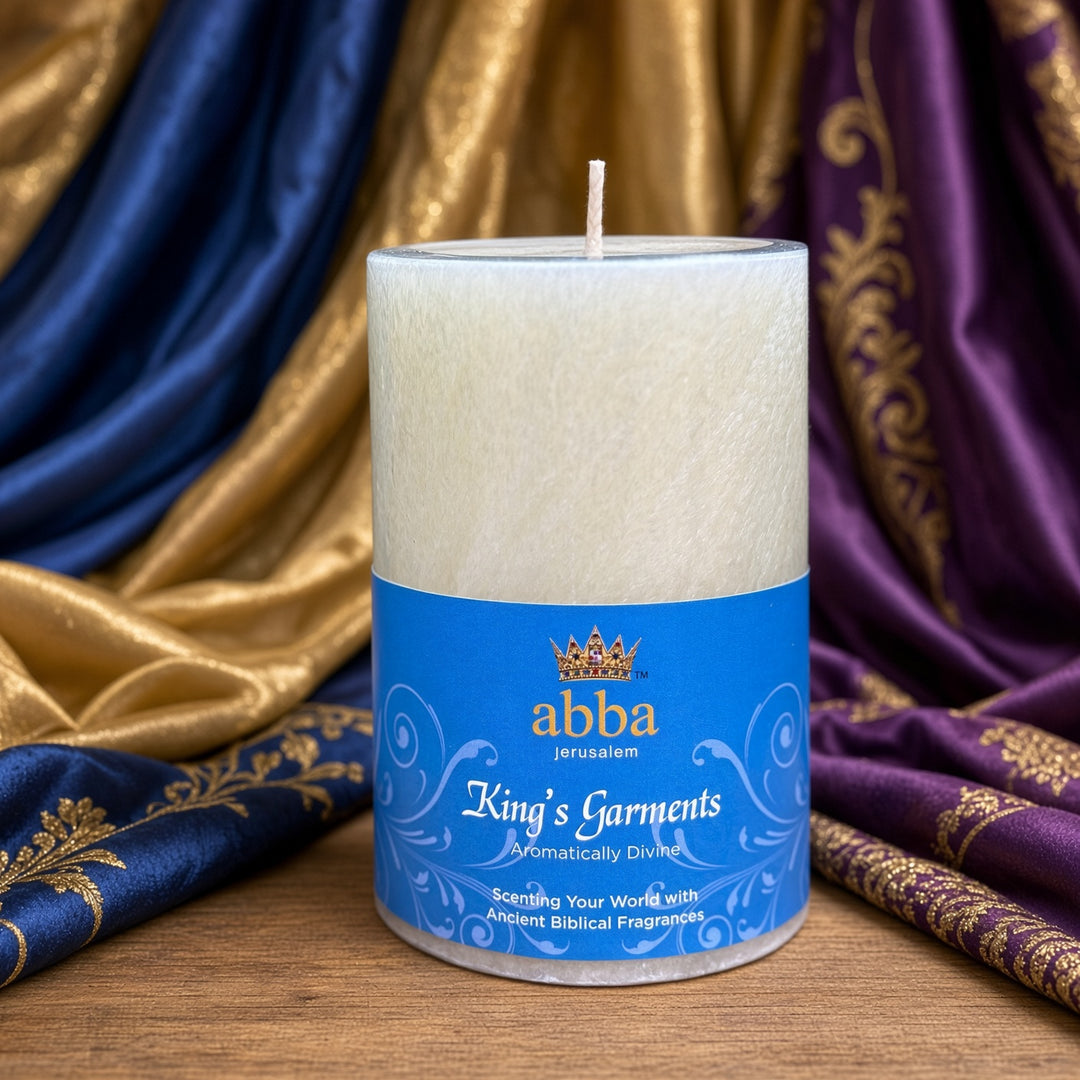 Kings Garment Pillar Candle