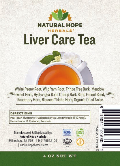 Liver Care Tea - Enhance Liver Health with Natural Hope Herbals