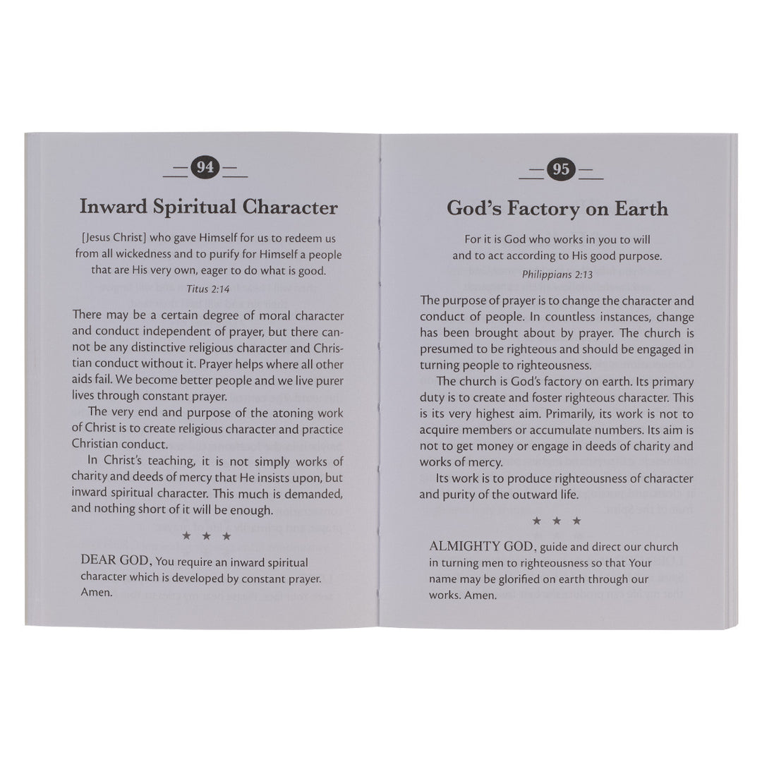The Power of Prayer Mini Devotional BY E. M. BOUNDS