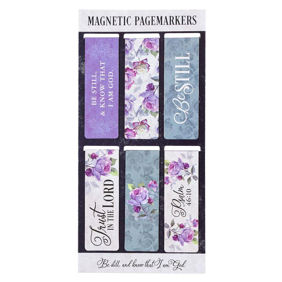 Be Still Magnetic Bookmark Set - Psalm 46:10.
