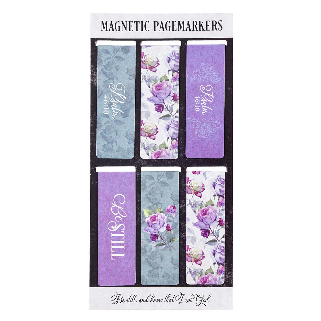 Be Still Magnetic Bookmark Set - Psalm 46:10.