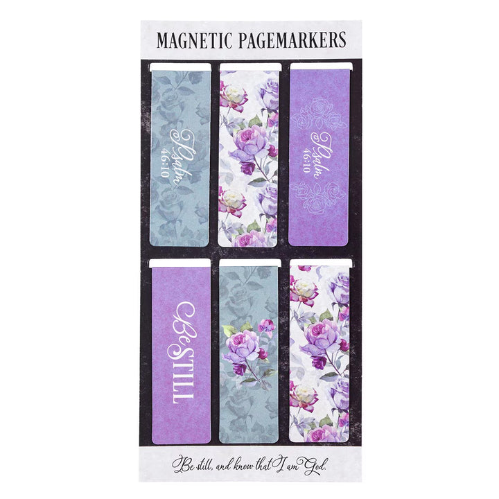 Be Still Magnetic Bookmark Set - Psalm 46:10.