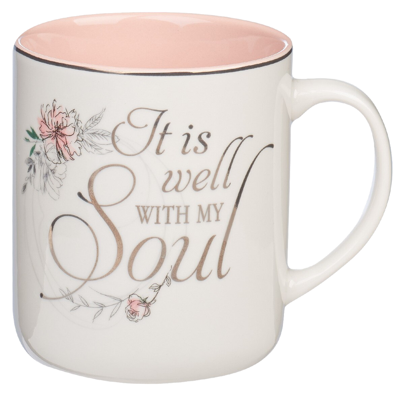 It Is Well Pink Ceramic Mug