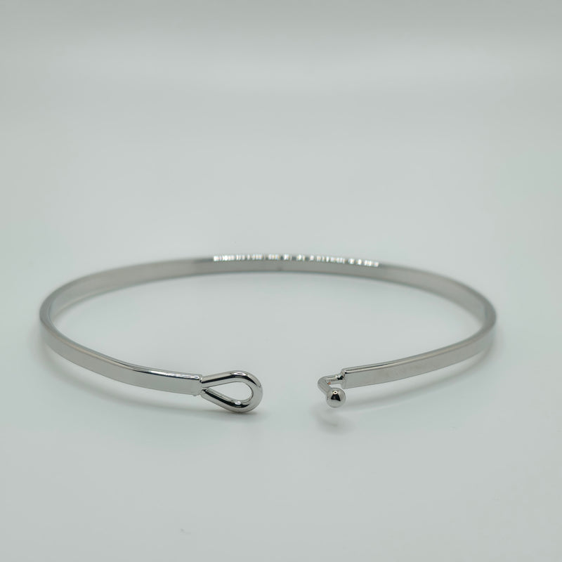 MAMA BEAR Inspirational Message Bracelet Positive Message Engraved Thin Bangle - Jewelry