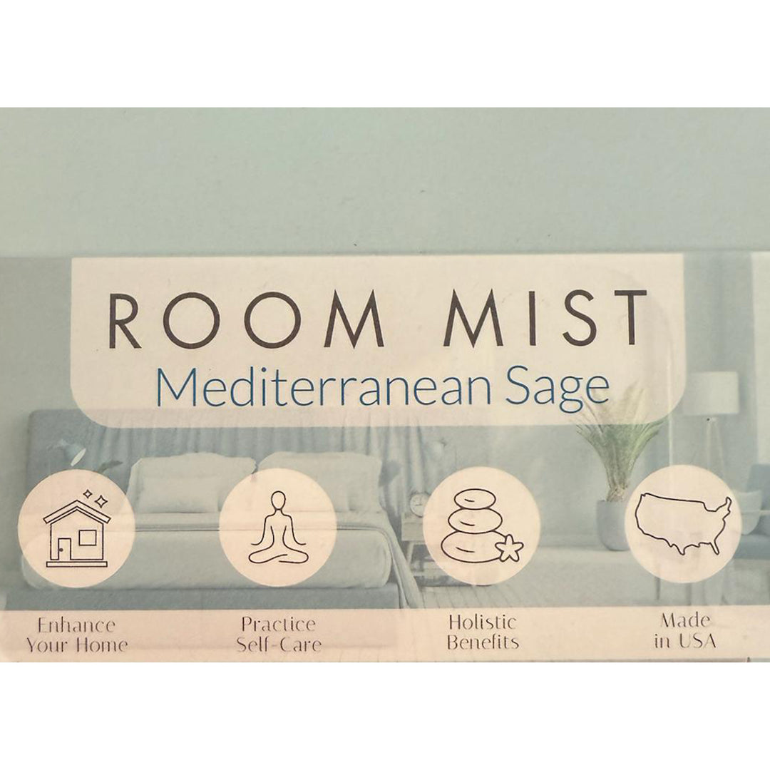 Mediterranean Sage Room Mist Uplifting Vitality Fragrance Spray 2 Fl Oz