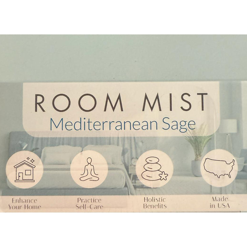 Mediterranean Sage Room Mist Uplifting Vitality Fragrance Spray 2 Fl Oz