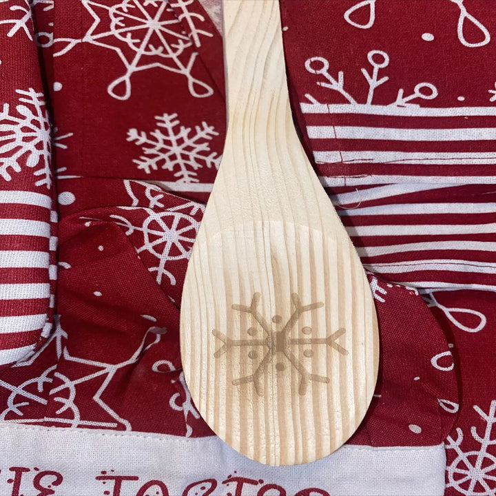 6 Pack Holiday Mommy &amp; Me Baking Cookie Taster Baker Cooking Christmas Apron Set (Snowflakes)