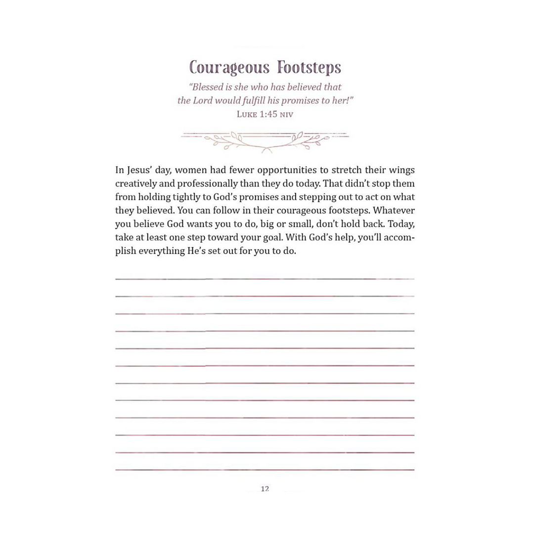 Moving Mountains: A Faith-Filled Devotional Journal for Women Hardcover Compiled by Barbour Staff