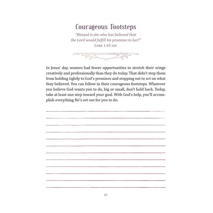 Moving Mountains: A Faith-Filled Devotional Journal for Women Hardcover Compiled by Barbour Staff