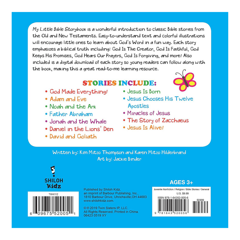 My Little Bible Storybook Board book – Picture Book by Twin Sisters