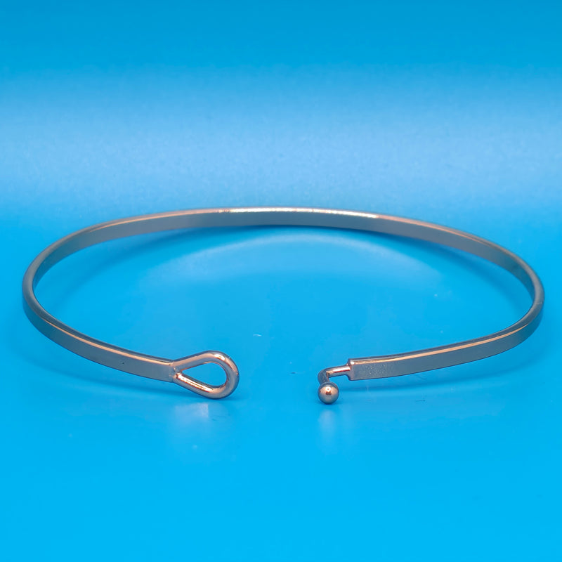 MY ONLY HOPE IS IN YOU Inspirational Message Bracelet Positive Message Engraved Thin Bangle - Jewelry