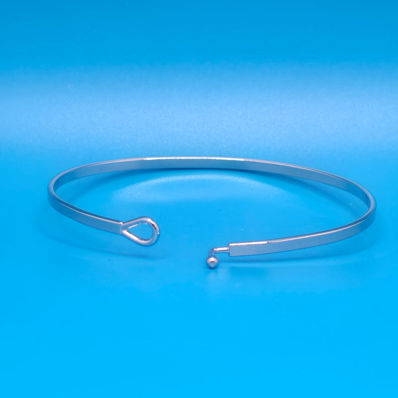 MY ONLY HOPE IS IN YOU Inspirational Message Bracelet Positive Message Engraved Thin Bangle - Jewelry
