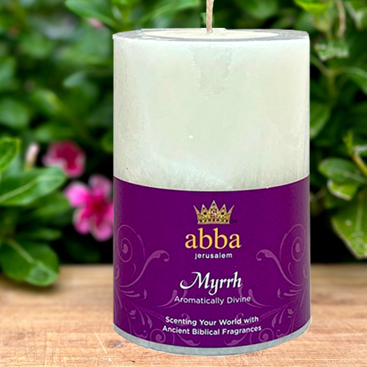 Myrrh Pillar Candle