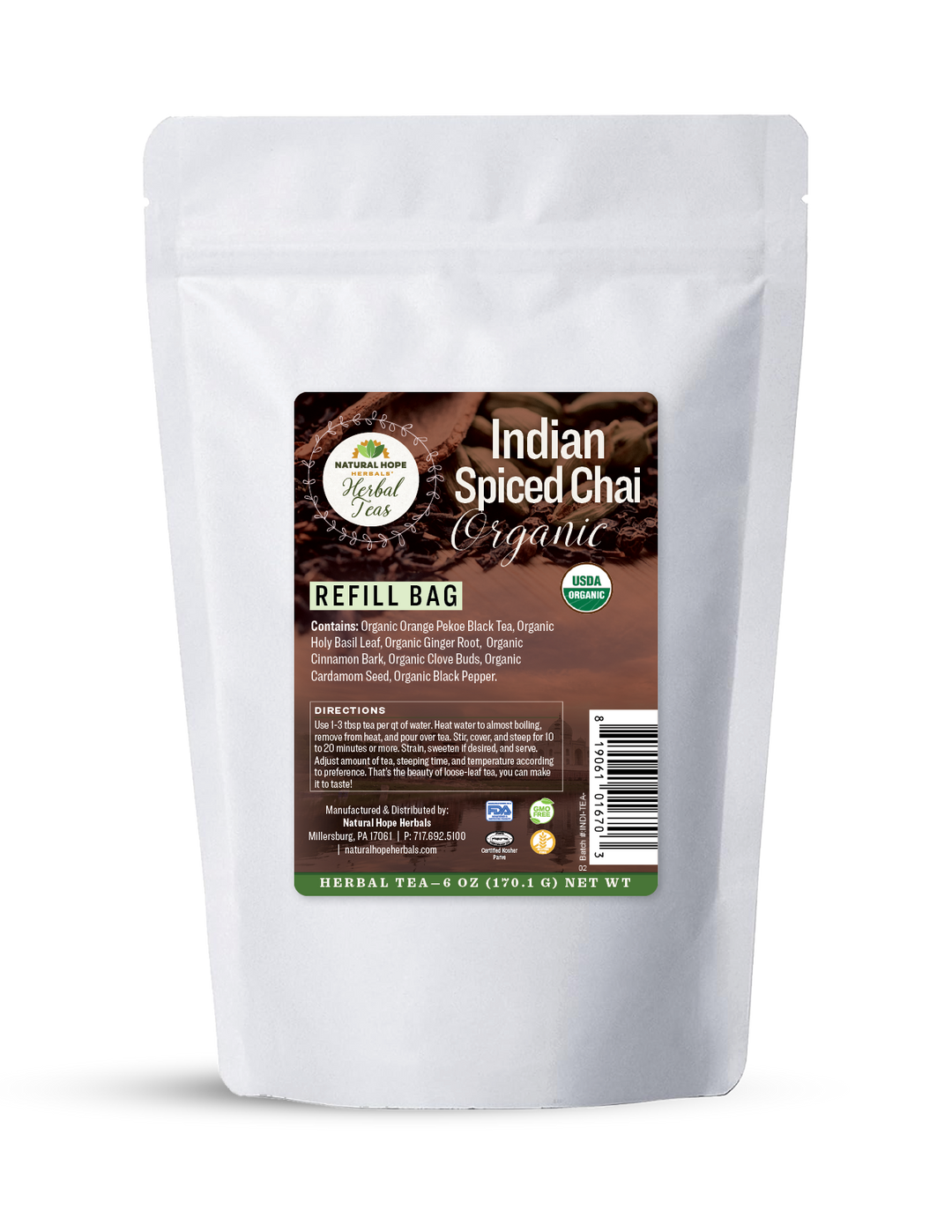 Organic Indian Spiced Chai Tea