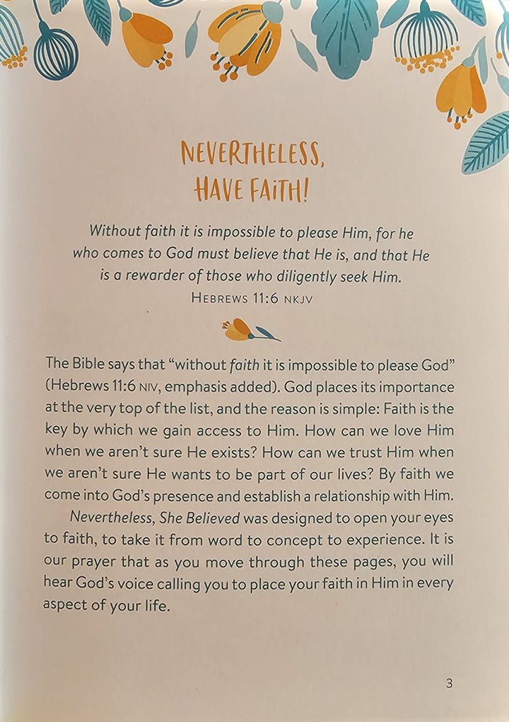 Nevertheless, She Believed: Inspiring Devotions and Prayers for a Woman&