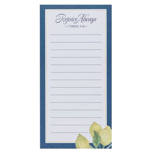 Notepad and pen