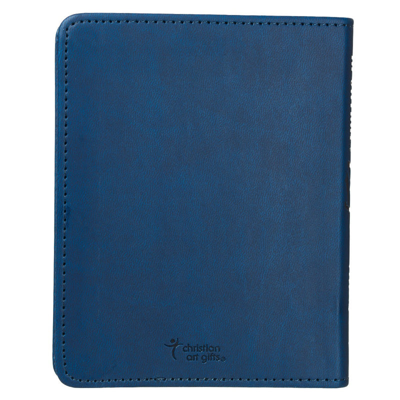 One-Minute Devotions for Boys Blue Faux Leather Devotional BY JAYCE O&