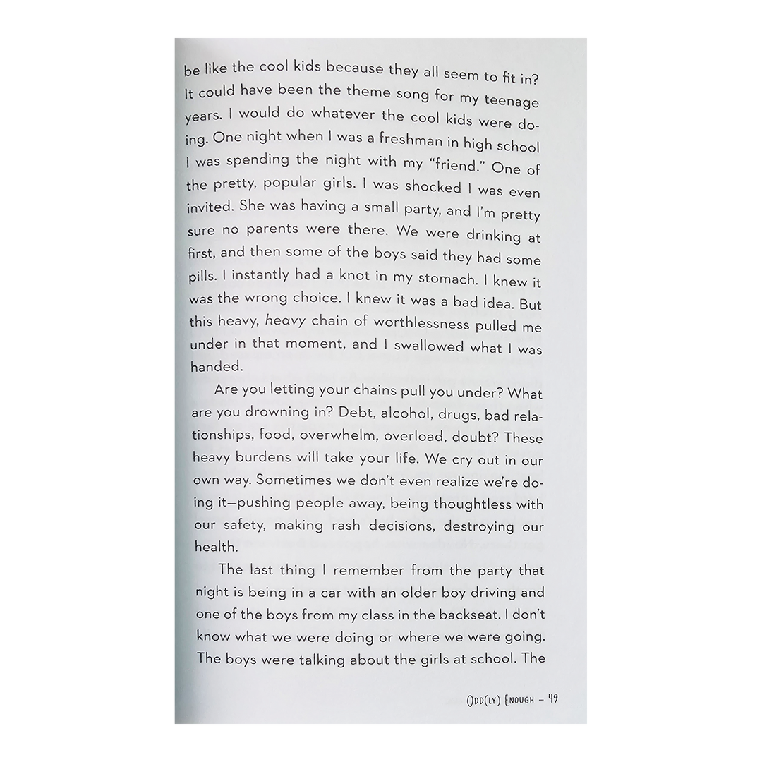 Odd(ly) Enough: Standing Out When the World Begs You To Fit In Paperback by Carolanne Miljavac