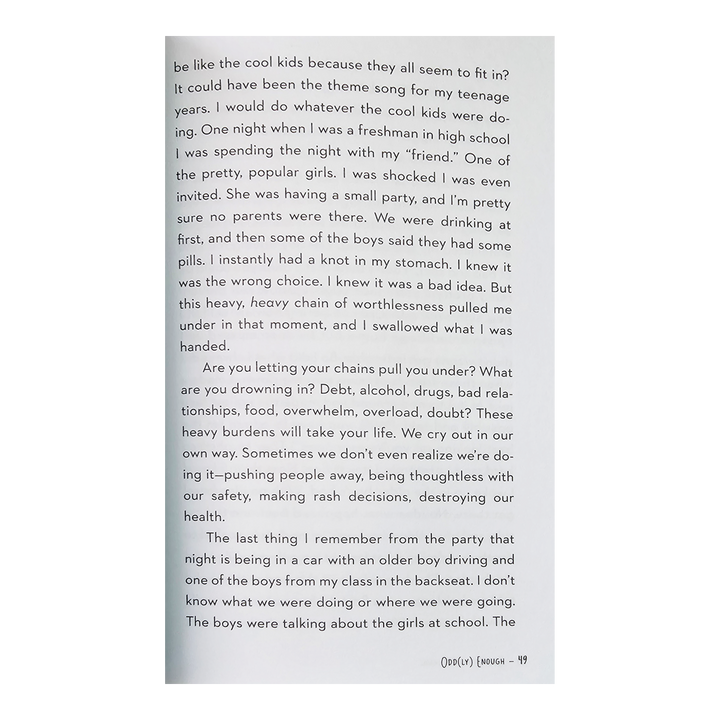 Odd(ly) Enough: Standing Out When the World Begs You To Fit In Paperback by Carolanne Miljavac