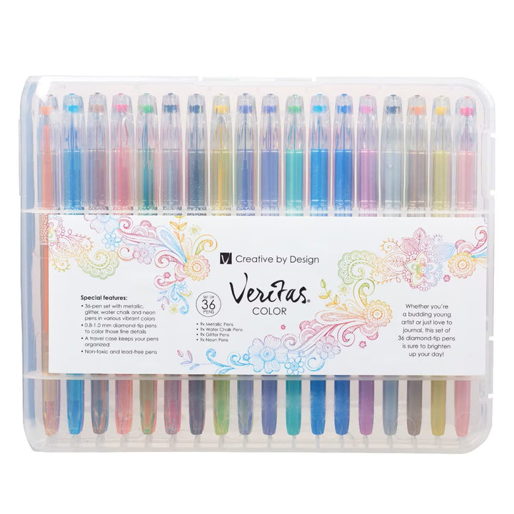 Assorted Gel Pen Set - 36 pc
