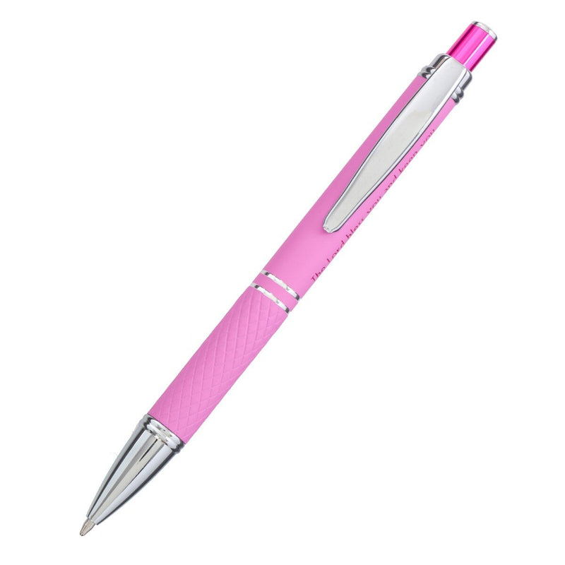 Stylish Pen and Case - Pink - "The Lord Bless You And Keep You."  Num. 6:24