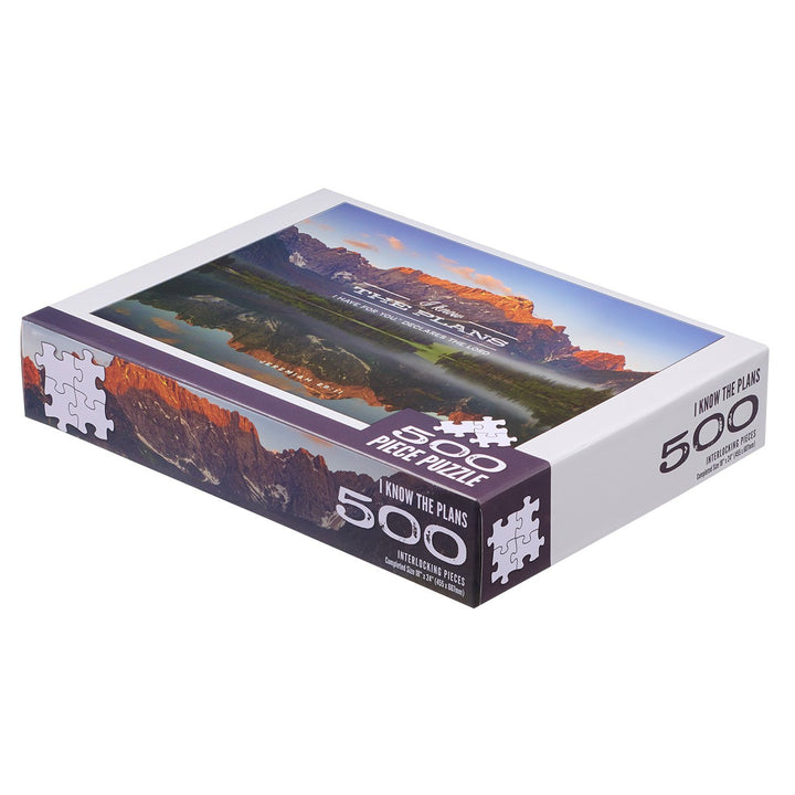I Know The Plans Grand Tetons 500-piece Jigsaw Puzzle - Jeremiah 29:11