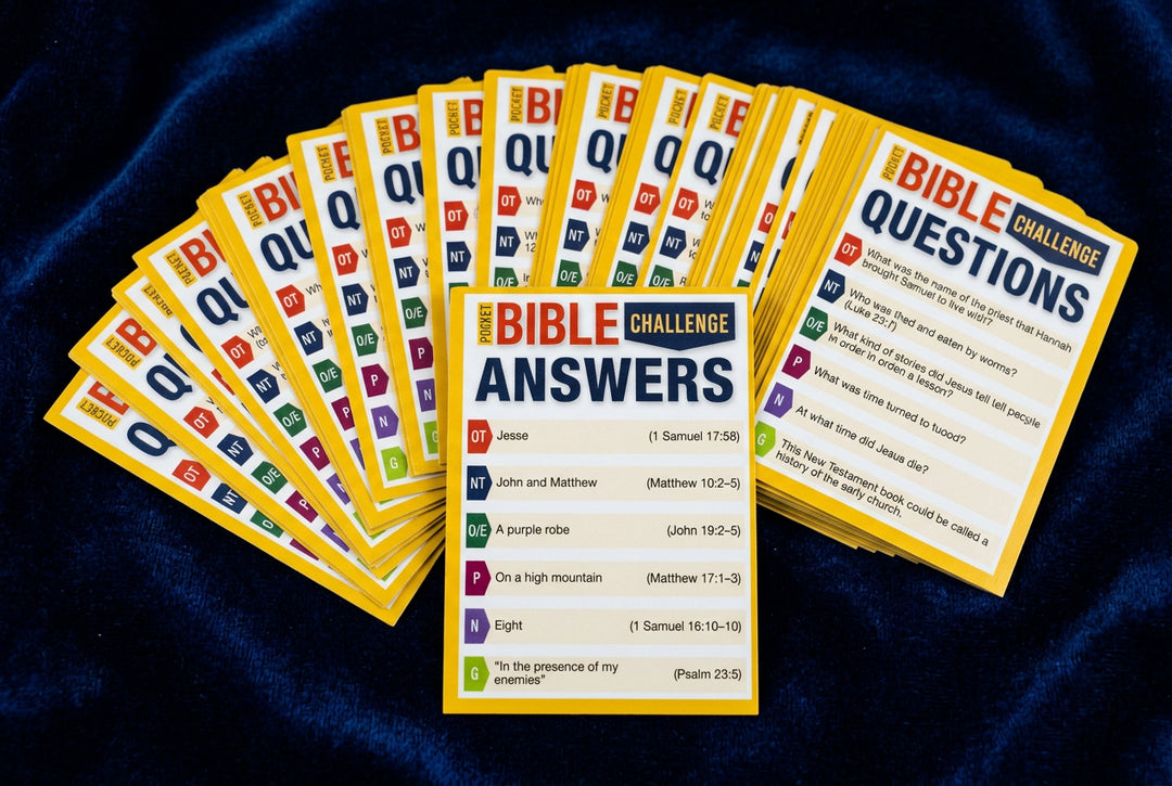 Pocket Bible Challenge Cards