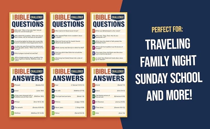 Pocket Bible Challenge Cards
