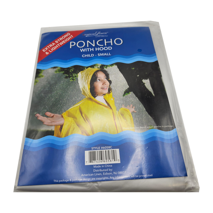 Poncho With Hood Medium - American Linen Home Essential