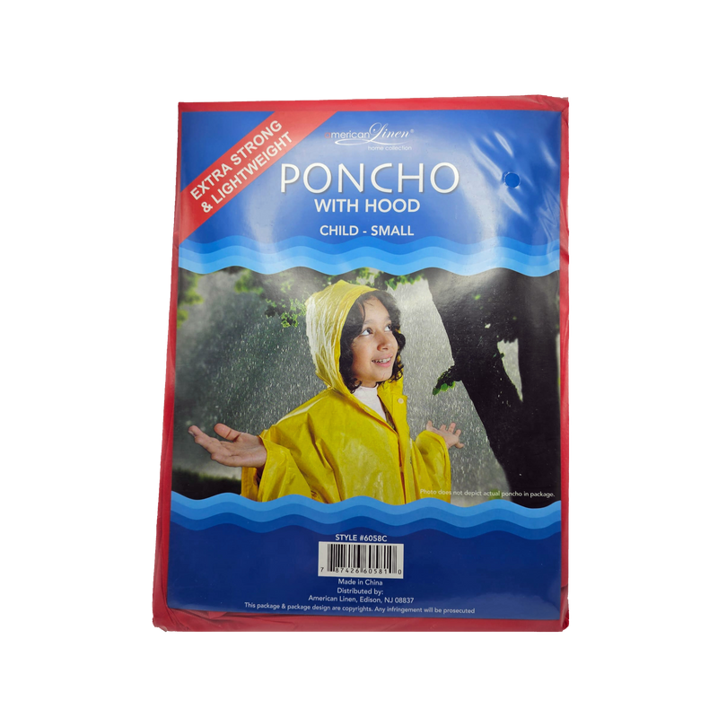 Poncho With Hood Medium - American Linen Home Essential