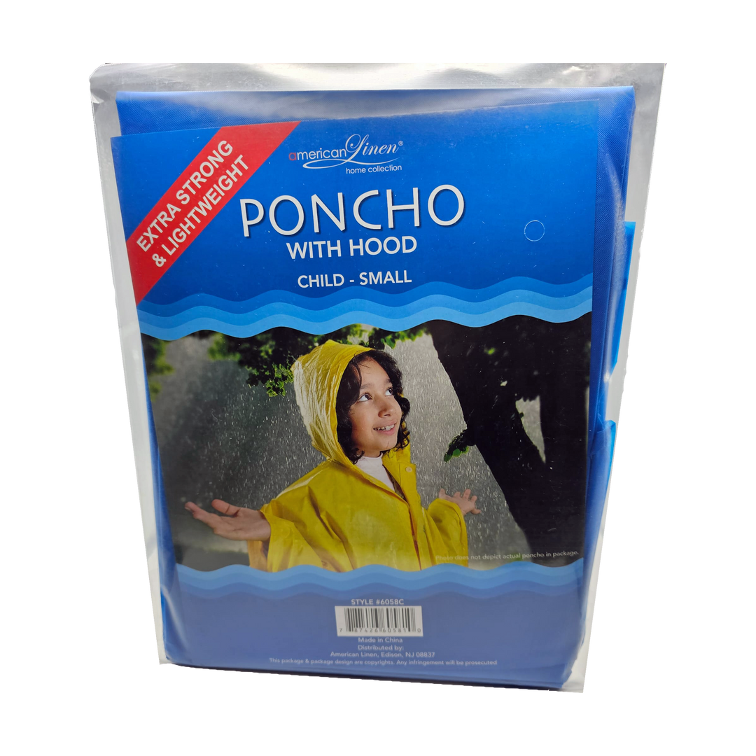 Poncho With Hood Medium - American Linen Home Essential