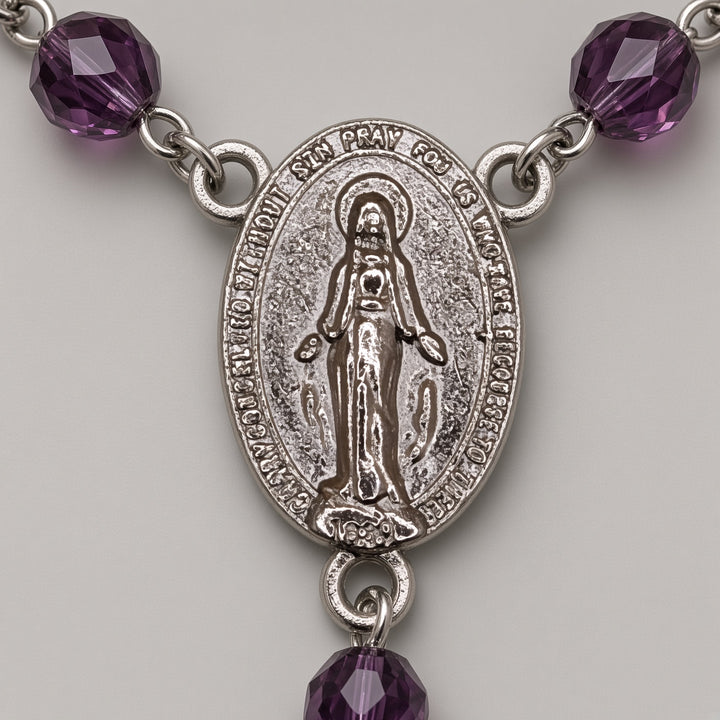Purple Bead - Car Rosary