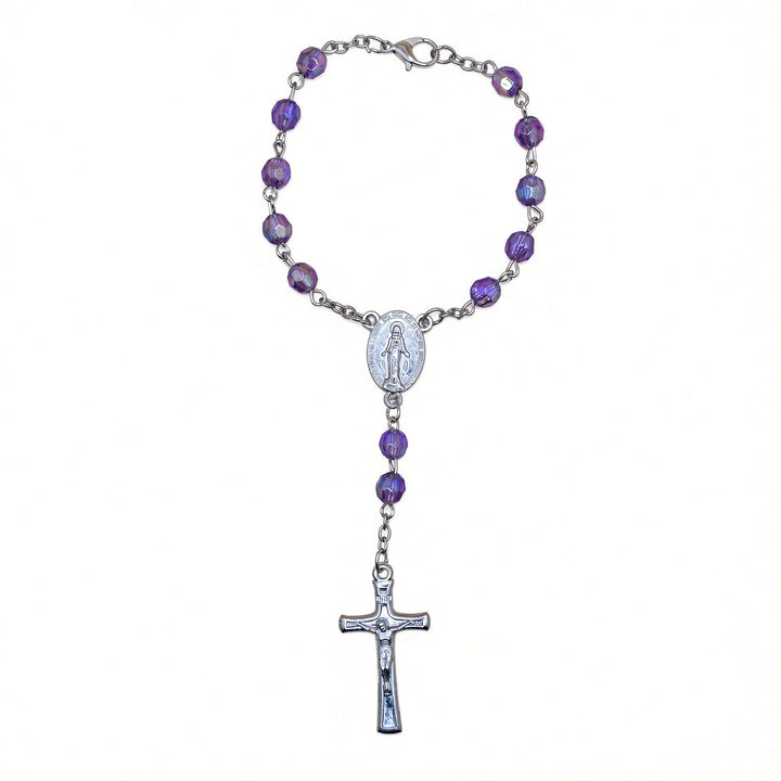 Purple Bead - Car Rosary