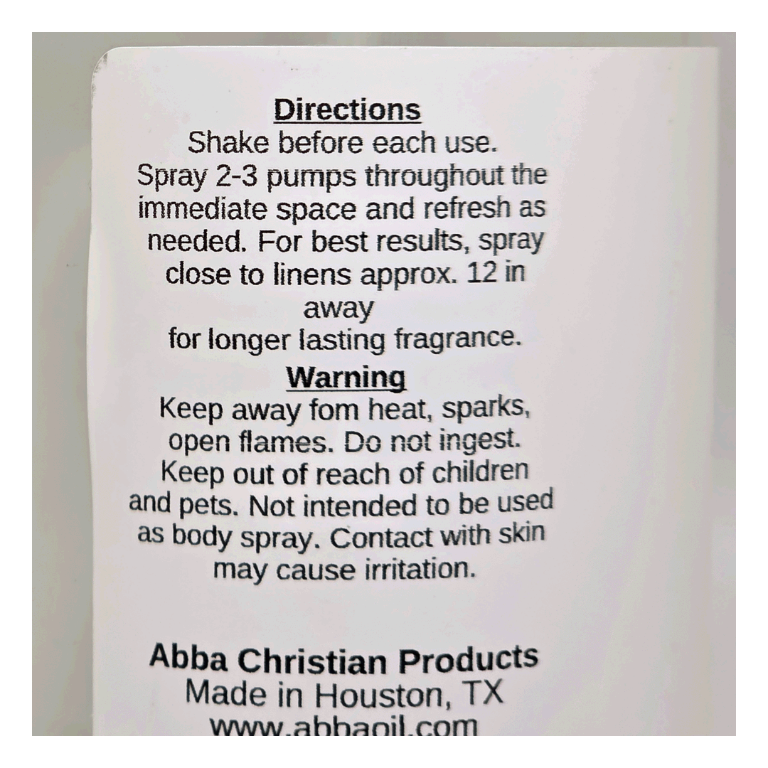 ROSE OF SHARON ROOM SPRAY 9oz Bottle