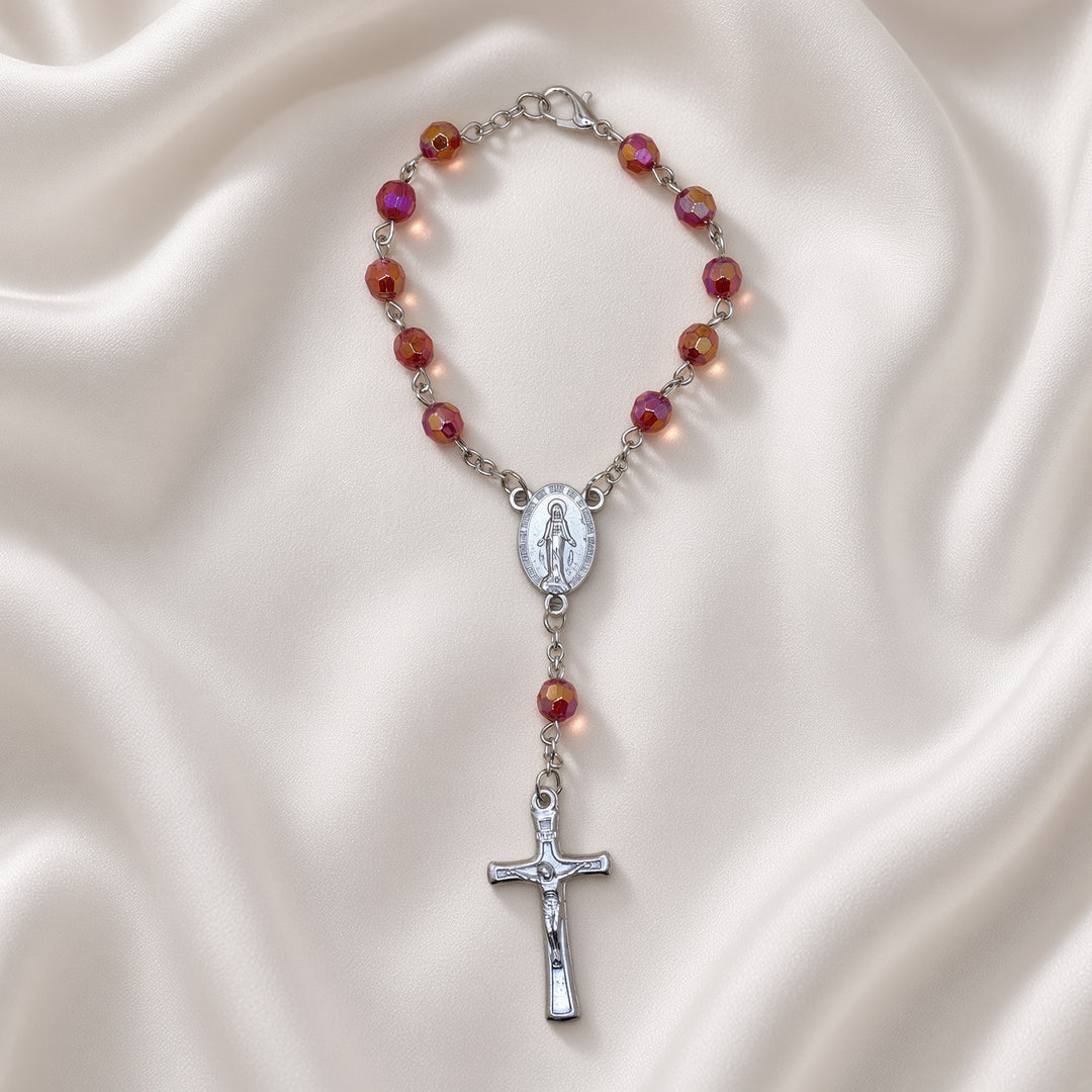 Ruby Bead - Car Rosary