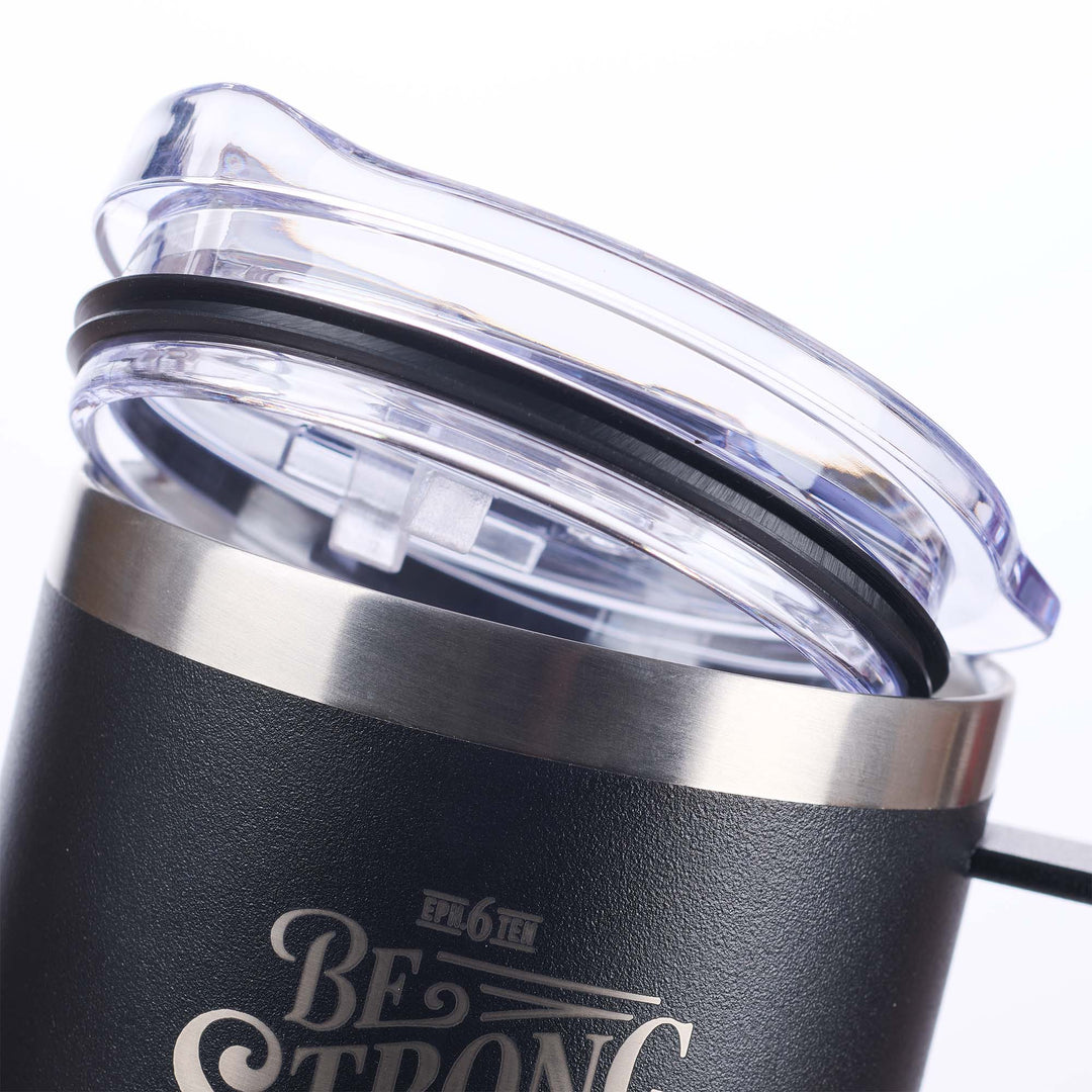 Be Strong in the LORD Camp-style Stainless Steel Mug - Ephesians 6:10 - Mug