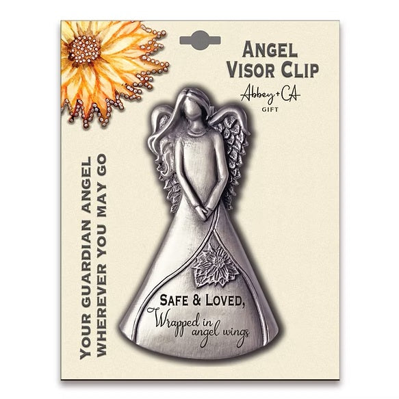 Safe &amp; Loved - Angel Visor Clip