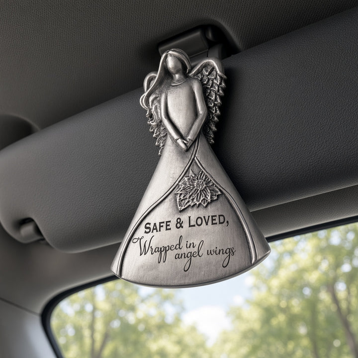 Safe &amp; Loved - Angel Visor Clip