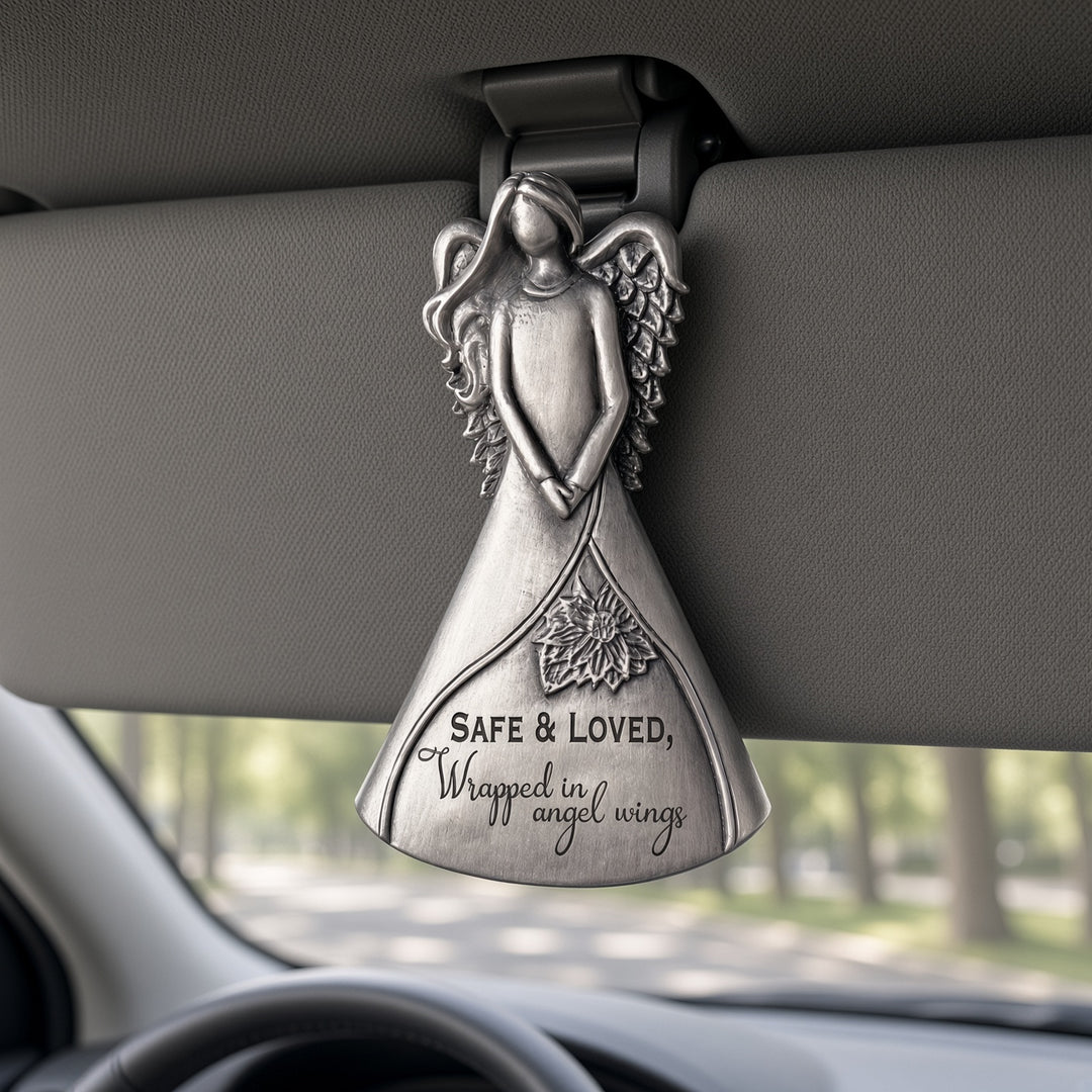 Safe &amp; Loved - Angel Visor Clip