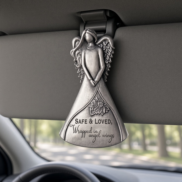 Safe &amp; Loved - Angel Visor Clip