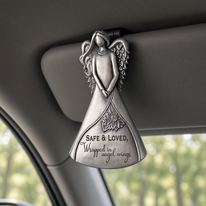 Safe &amp; Loved - Angel Visor Clip