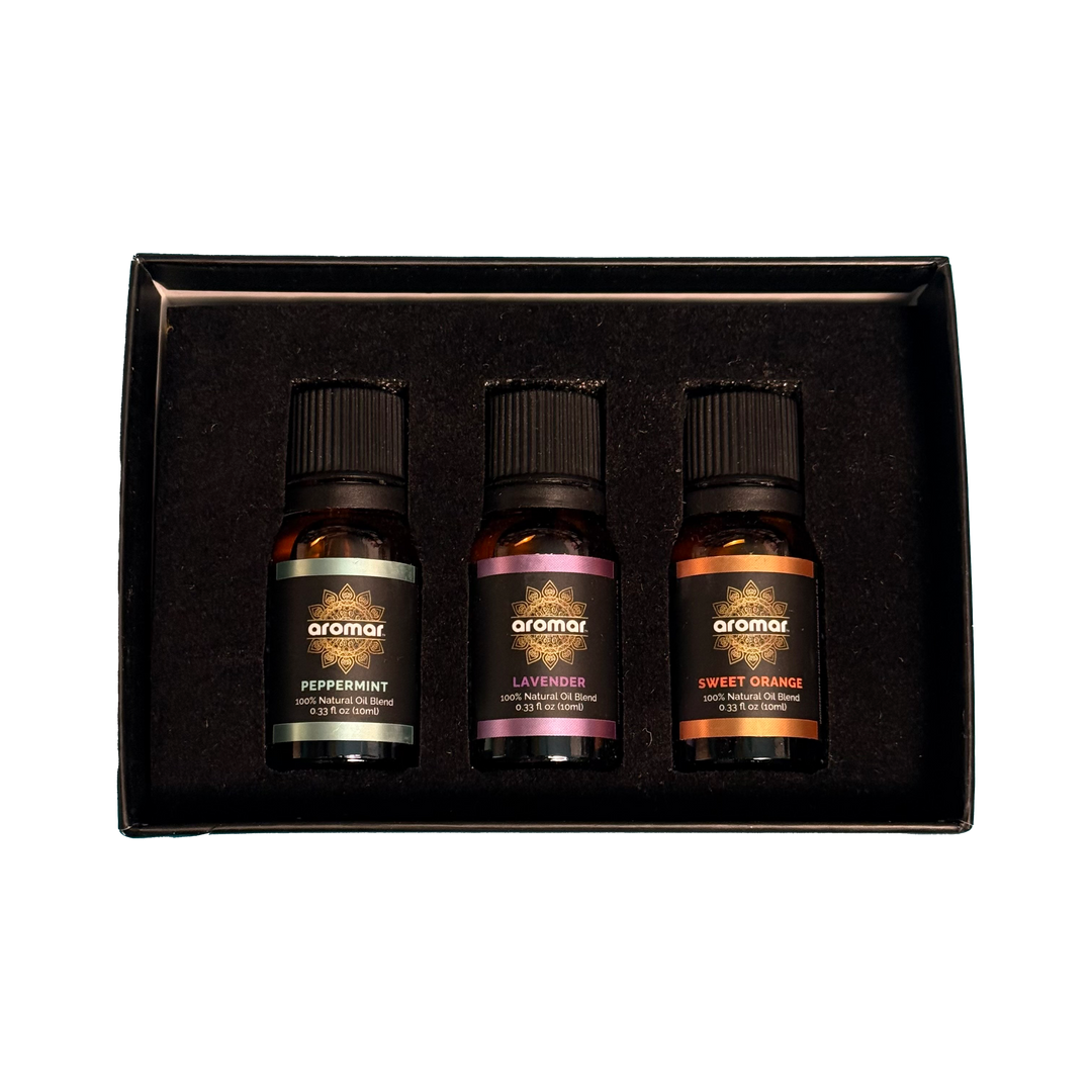 Essential Oils - Serenity Pack 3 Pack - Peppermint - Lavender - Sweet Orange