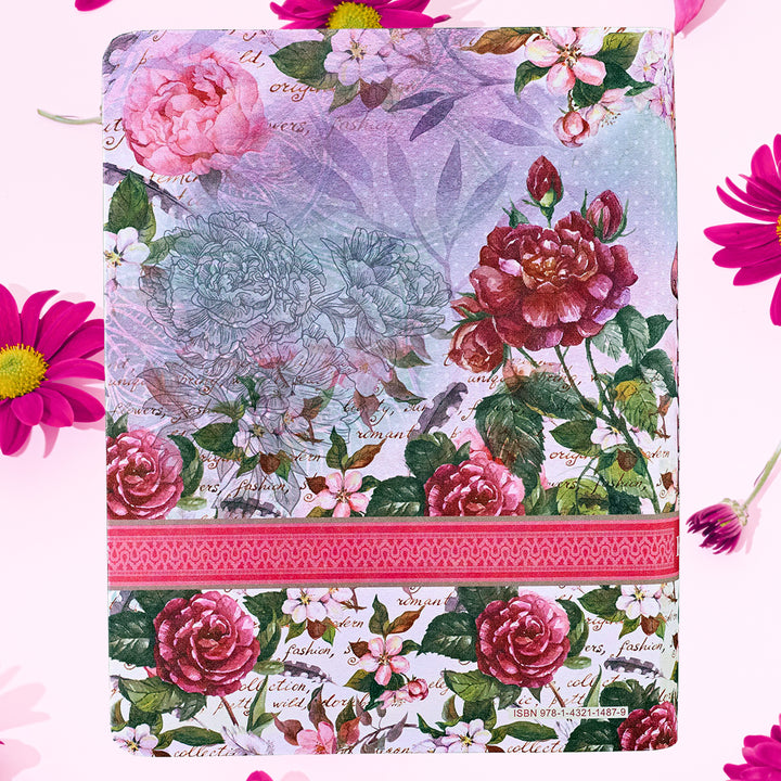 Silky Floral Printed KJV My Creative Bible