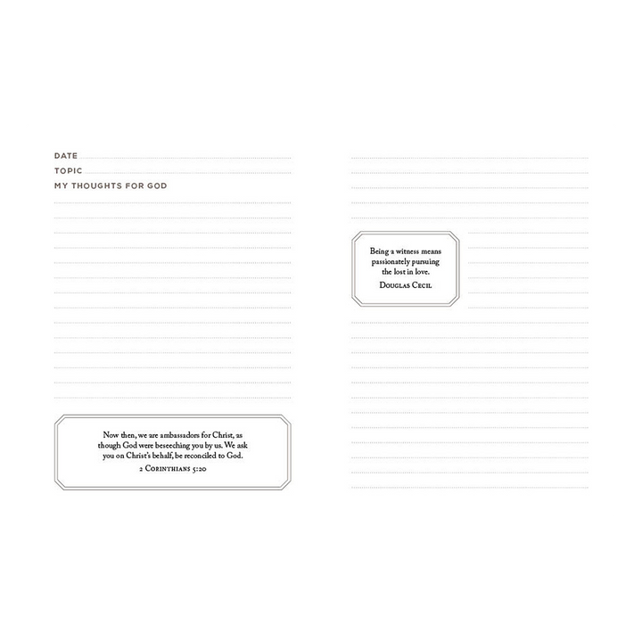 Spiritual Disciplines Journal