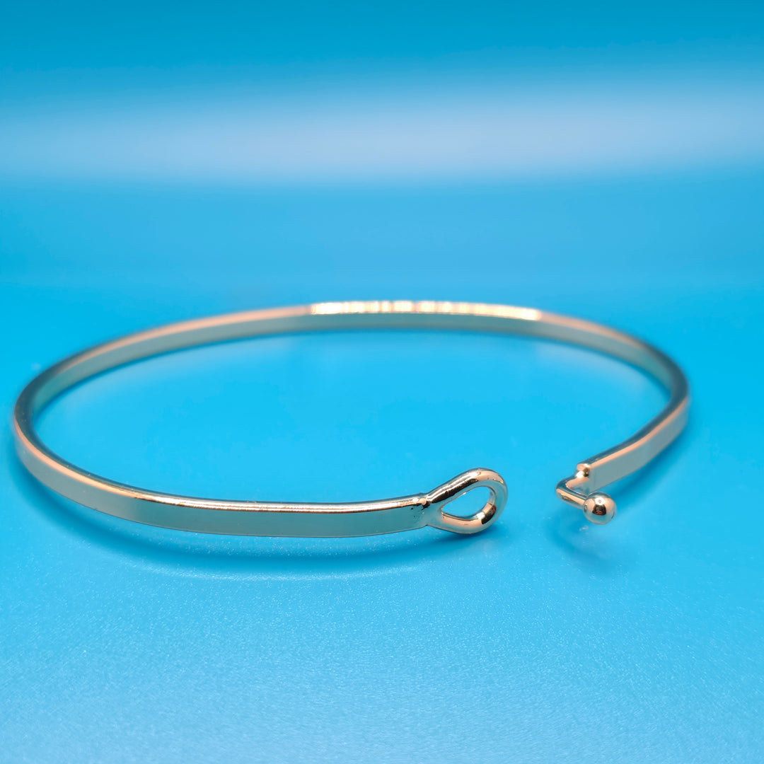 STAND IN FAITH Inspirational Message Bracelet Positive Message Engraved Thin Bangle - Jewelry