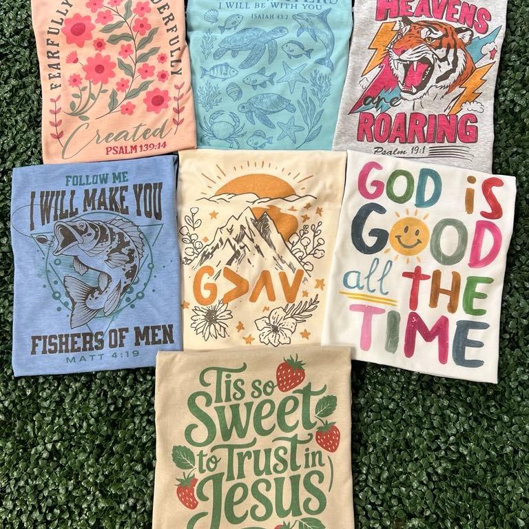 Summer Christian Tee Collection – Faith-Based Apparel for Men &amp; Women