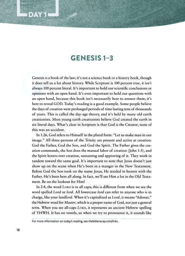 The Bible Recap