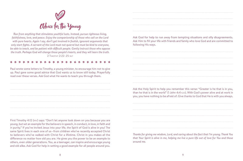 The 5-Minute Prayer Plan for Teen Girls Journal Imitation Leather by Marilee Parrish